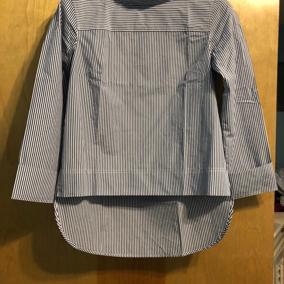 Funnel Neck Striped Shirt color Cobalt Classic 💕 - Picture 4 of 6